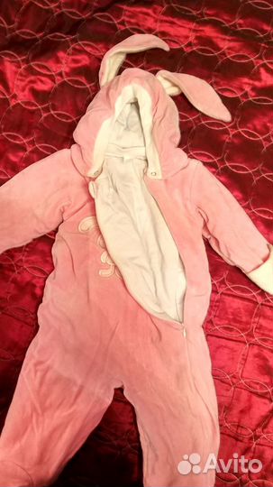 Очаровательный плюшевый комбинезончик 