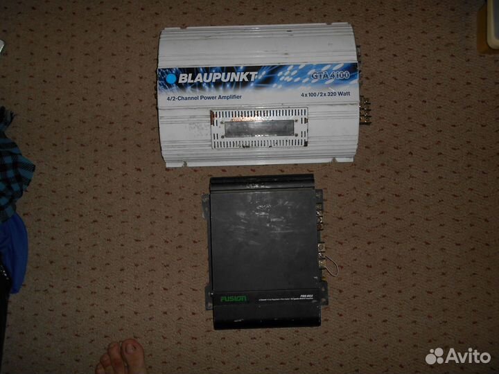 Усилки Blaupunkt и Fusion