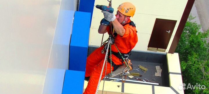 Монтаж и демонтаж рекламы, наклеек, баннеров