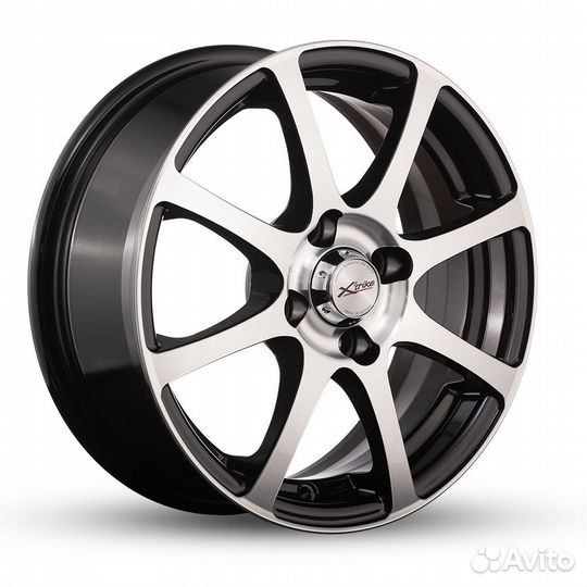 R14 4x100 5,5J ET35 D67,1 X'trike X-114М BK/FP