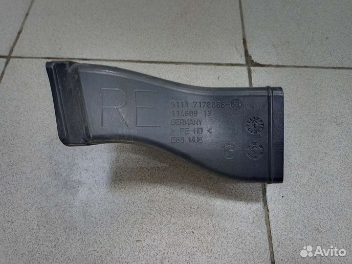 Воздуховод тормозов в бампер на BMW E60