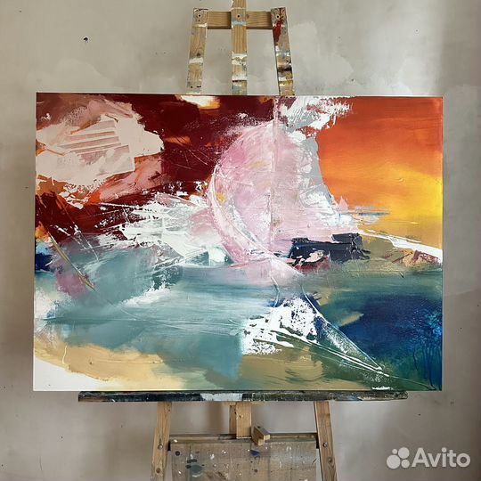 Картина абстракция большая в наличии