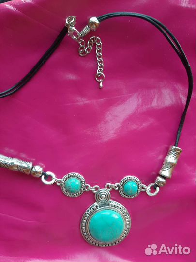 Ожерелье с бирюзой