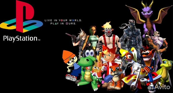 Ретро игры, диски для Sony Playstation 1 (PS1)