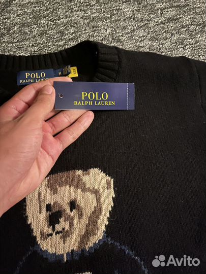 Polo ralph lauren bear свитер