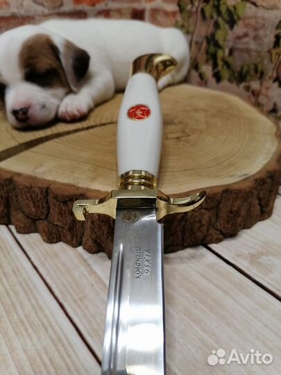 Нож финка белая