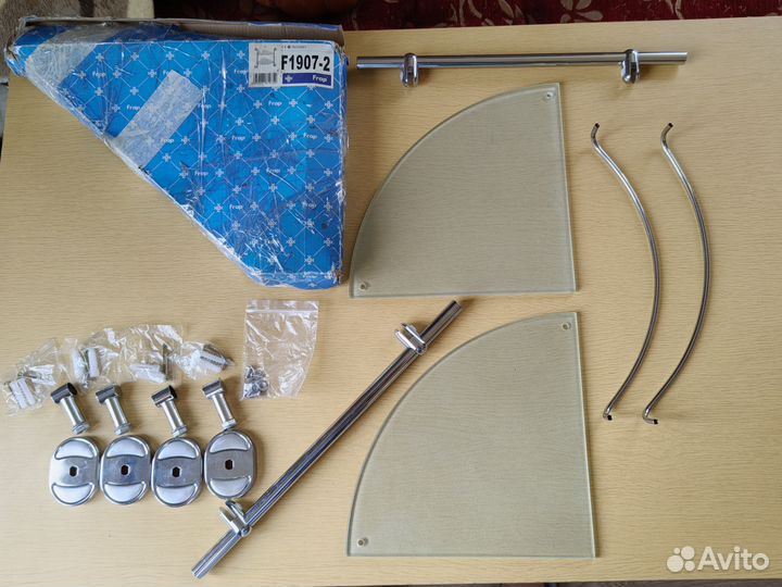 Угловая полка в ванную Frap 1907-2