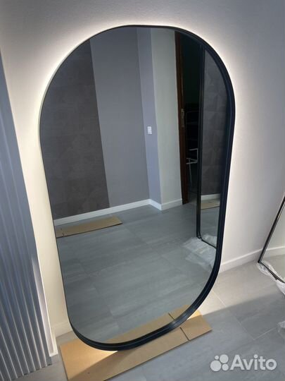 Зеркало напольное арочное