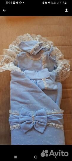 Комплект на выписку для мальчика