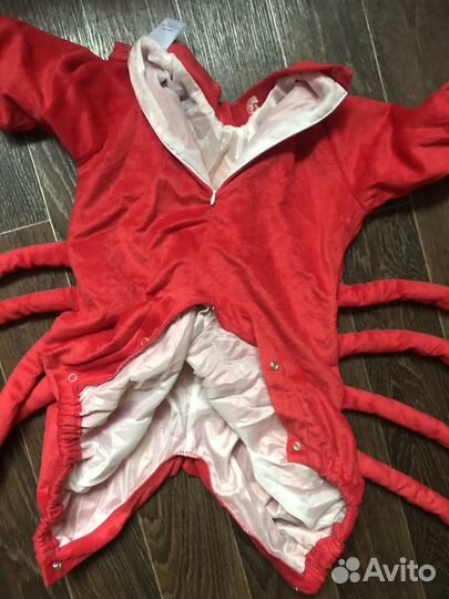 Костюм на 2года крабик