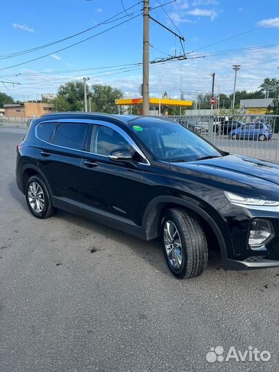 Hyundai Santa Fe 2.0 AT, 2019, 92 000 км