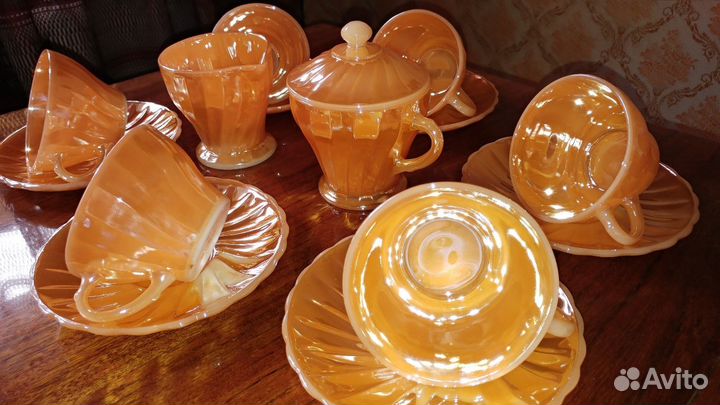 Перламутровый фарфоровый сервиз США
