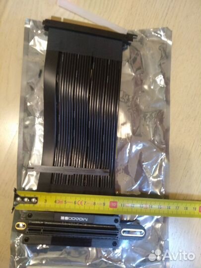 Кабель PCIe 4,0x16 для видеокарты 20см для пк