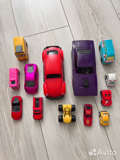 Набор машинок пакетом для мальчика 13 штук