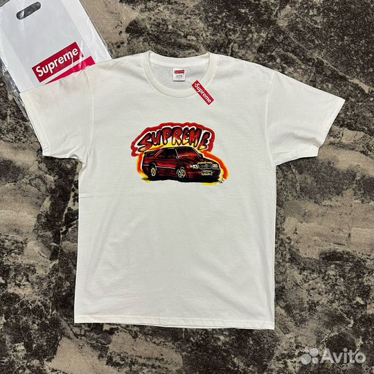 Футболка Supreme car машинка