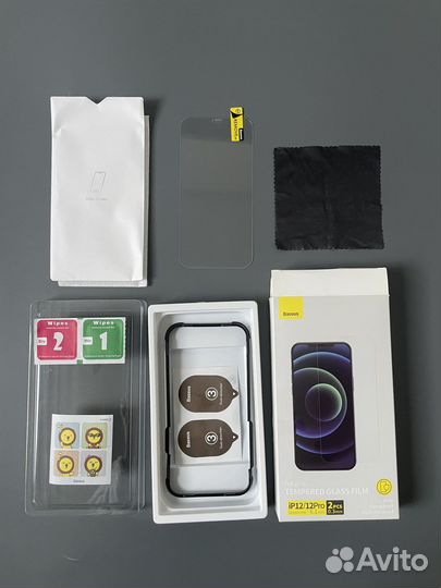 Стекло Baseus Tempered glass film Ipone 12 pro