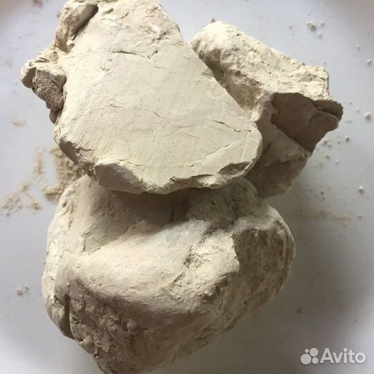 Природный мел и глина