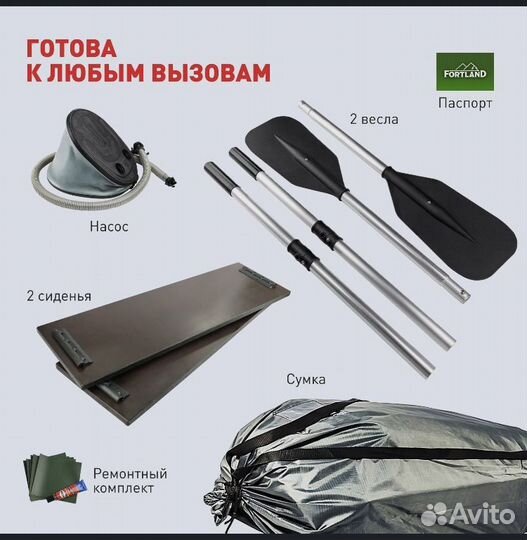 Лодка пвх fortland-280