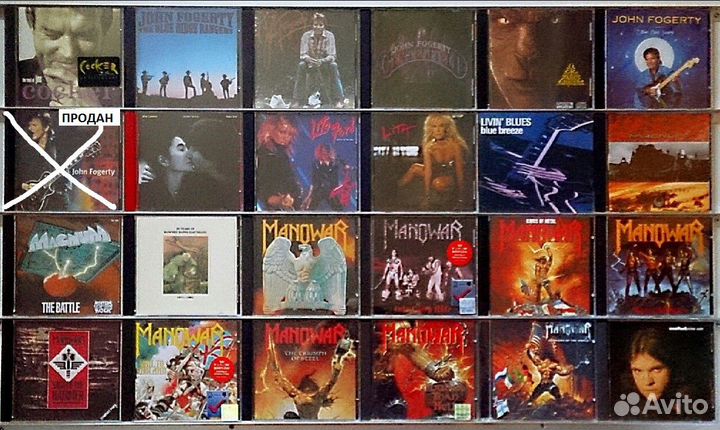 Фирменные CD (metal, rock, art-rock, blues) часть2