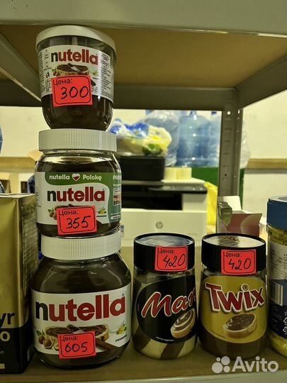 Сладости и шоколадная паста