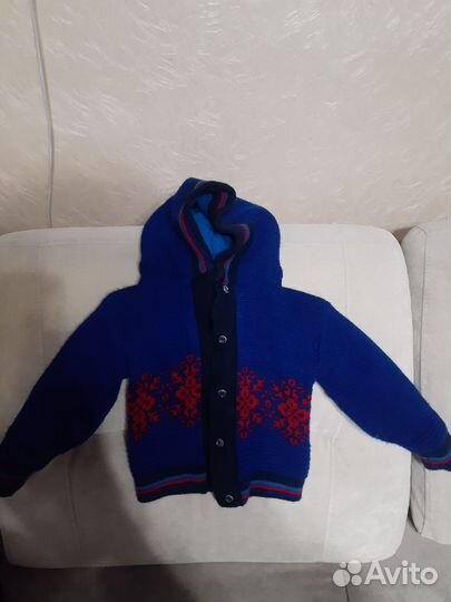 Вязаный костюм для мальчика