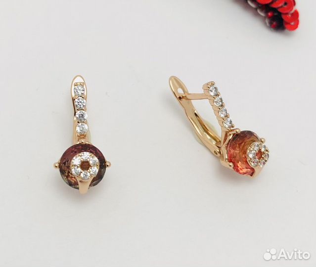 Серьги из медицинского сплава