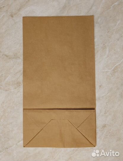 Крафт-пакеты бумажные 18х9х32 см
