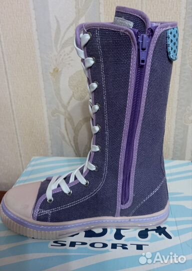 Сапоги -кеды новые раз 30-37