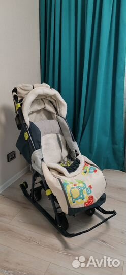 Коляска санки