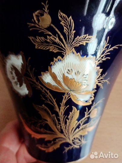 Вазы кобальт