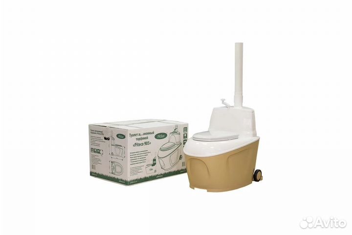 Новый торфяной туалет piteco 905