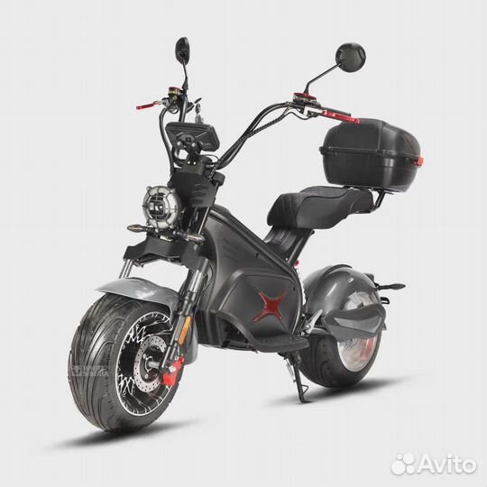 Электроскутер white siberia black SEA 5000W Silver