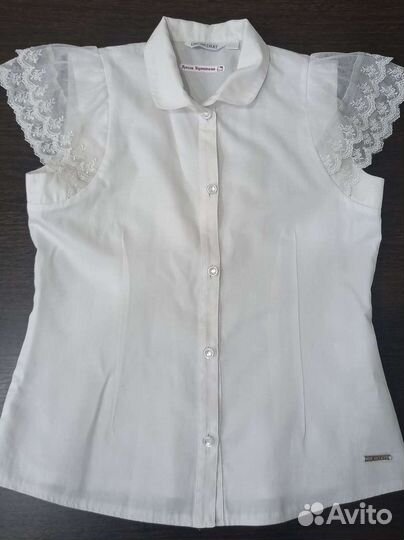 Блузки детские рост 140 см - 2шт