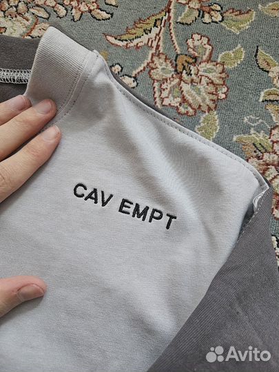 Лонгслив cavempt серый, classic