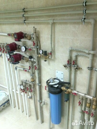 Отопление, водоснабжение, насосы, счётчики