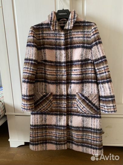 Пальто женское демисезонное с ворсом р.40-42