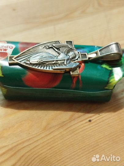 Кулон крест объёмный