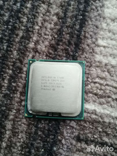 Процессор intel core 2 duo E7600