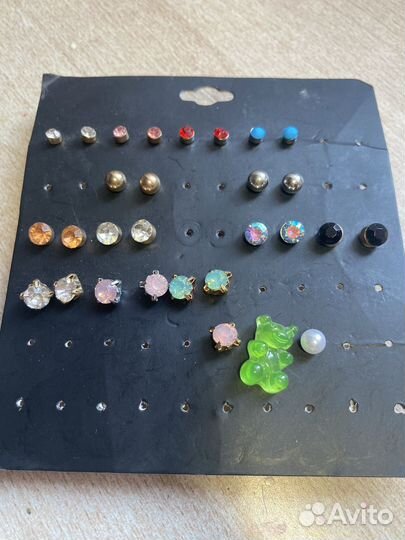 Серьги и подвеска