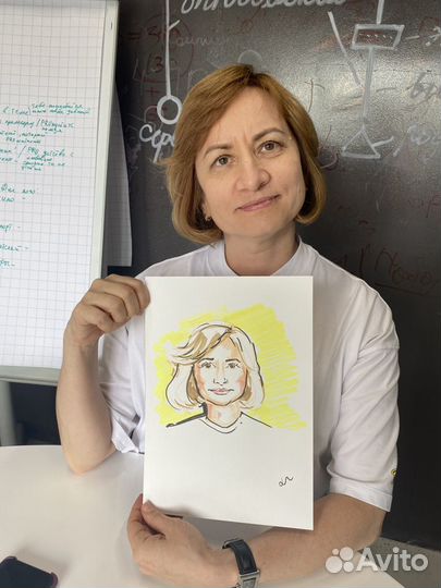 Шаржи на мероприятии