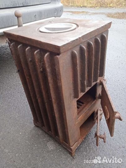 Буржуйка чугунная разборная