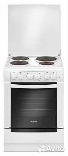 Плита электрическая Gefest 6140-01 белый эмаль (ме