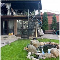 Лестницы на металическом каркаса