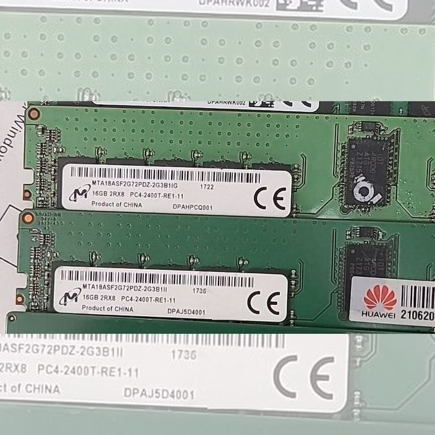 [MTA18ASF2G72PDZ-2G3B1] Rdimm Ecc 16 * 2400 Micron Mta18asf2g72pdz-2g3b1