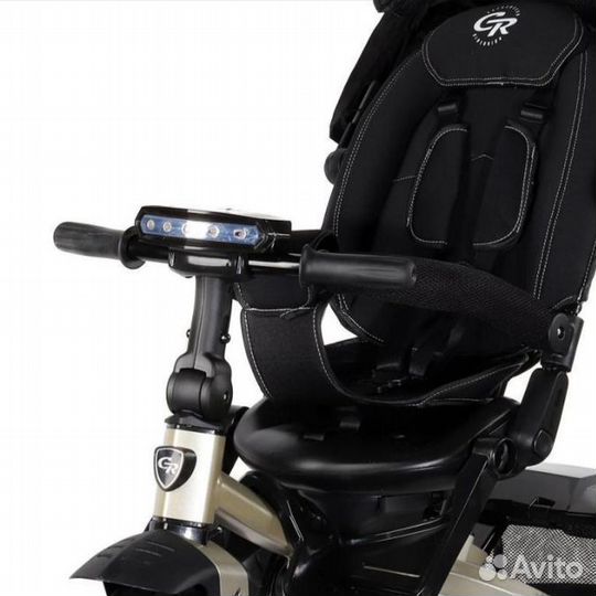 Детский велосипед с ручкой поворотное сиденье