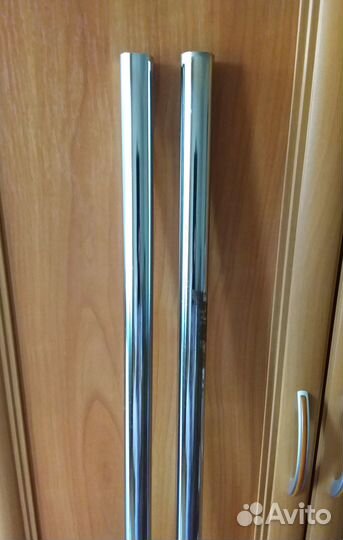 Трубы (штанги) хромированные. 2 шт