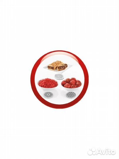 Электрическая мясорубка moulinex HV2 ME209139, бел