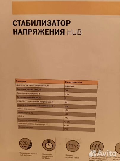 Новый Стабилизатор напряжения IEK HUB 3ква