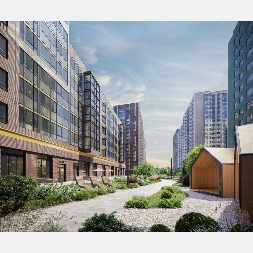 1-к. квартира, 56,3 м², 15/18 эт.