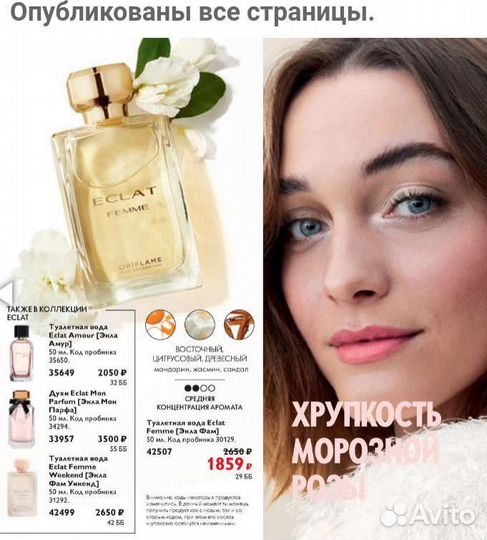 Туалетная вода женская